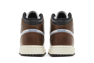 Jordan 1 Mid SE White Brown Blue Grey (GS)