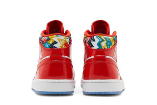Jordan 1 Mid Barcelona Sweater Red Patent