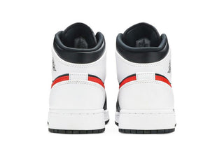 Jordan 1 Mid White Black Chile Red (GS)