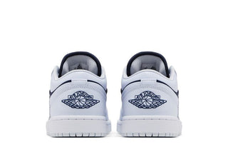 Jordan 1 Low SE Football Grey White Gym Red Midnight Navy (Women's)
