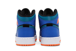 Jordan 1 Mid Racer Blue Green Abyss (GS)