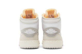 Jordan 1 Mid SE Craft Inside Out White Grey (GS)