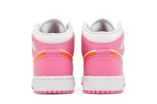 Jordan 1 Mid Pinksicle Safety Orange (GS)