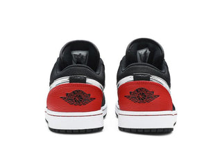 Jordan 1 Low Brushstroke Swoosh Black