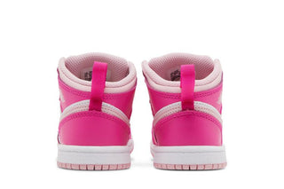 Jordan 1 Mid White Fierce Pink (TD)