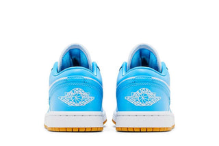 Jordan 1 Low White Gum Light Brown Dark Powder Blue (Women's)