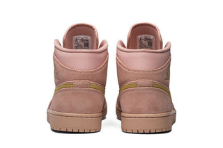 Jordan 1 Mid Coral Gold