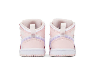 Jordan 1 Mid Pink Wash White Violet Frost (TD)