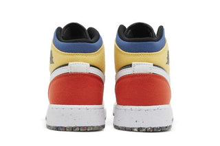 Jordan 1 Mid Multi-Color Canvas (GS)