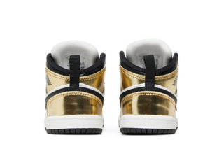 Jordan 1 Mid Metallic Gold Black White (TD)