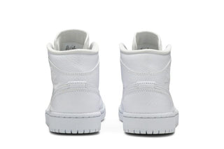 Jordan 1 Mid White Snakeskin (Women's)