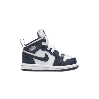 Jordan 1 Mid White Metallic Gold Obsidian (TD)