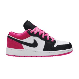 Jordan 1 Low Black Active Fuchsia (GS)