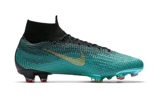 Close-up of Nike Mercurial Superfly VI Elite FG, CR7 Chapter 6: Born Leader Edition