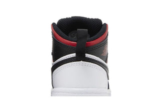 Jordan 1 Mid White Gym Red (TD)