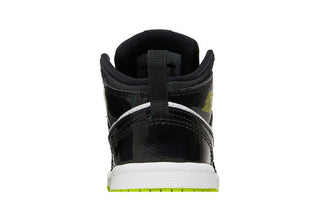 Jordan 1 Mid Black Cyber Mystic Green (TD)