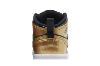Jordan 1 Mid SE Metallic Gold Black (TD)