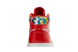 Jordan 1 Mid Barcelona Sweater Red Patent