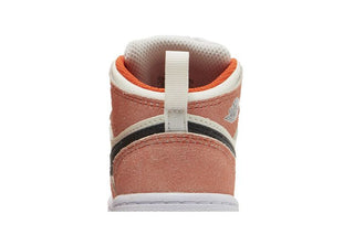 Jordan 1 Mid SE Orange Suede (TD)