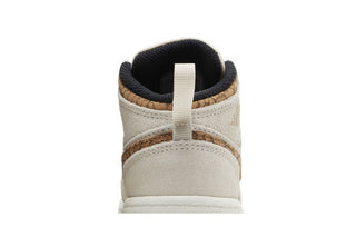 Jordan 1 Mid SE Light Orewood Brown White Light British Tan Metallic Gold (TD)