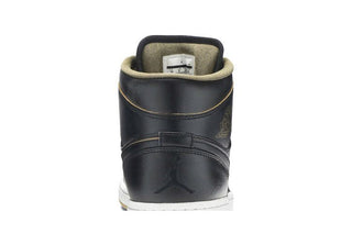 Jordan 1 Retro Mid Black Metallic Gold