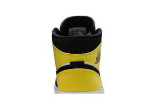 Jordan 1 Mid Yellow Toe Black
