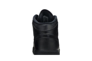Jordan 1 Mid Deep Black Nubuck Swoosh (GS)