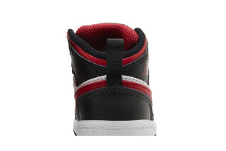 Jordan 1 Mid Black Fire Red (TD)