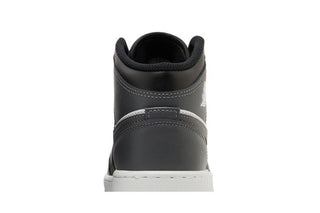 Jordan 1 Mid Black White Iron Grey (GS)
