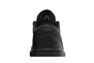 Jordan 1 Low Triple Black Quilted (Women's)