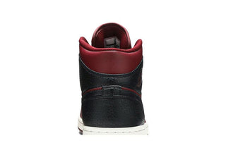 Jordan 1 Retro Mid Team Red Black