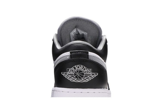 Jordan 1 Low Black White Grey (GS)