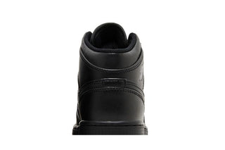 Jordan 1 Mid Triple Black (GS)