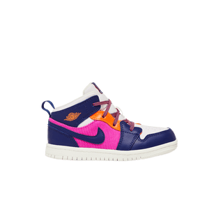 Jordan 1 Mid Fire Pink Barely Grape (TD)