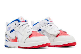 Jordan 1 Mid RM EasyOn White Racer Blue Siren Red (TD)