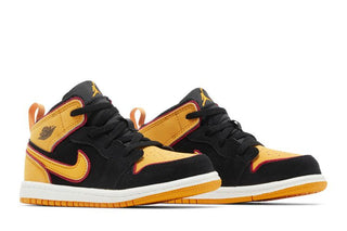 Jordan 1 Mid SE Black Vivid Orange (TD)