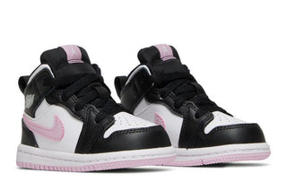 Jordan 1 Mid Black White Light Pink (TD)