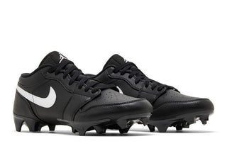 Jordan 1 Low TD Cleat Black White