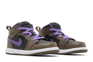 Jordan 1 Mid Palomino Wild Berry White (TD)