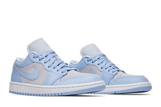 Jordan 1 Low Football Grey Aluminum (Women's)