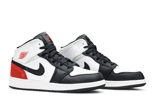 Jordan 1 Mid SE White Black Red Spruce (GS)