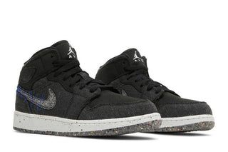Jordan 1 Mid SE Crater Black (GS)