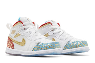 Jordan 1 Mid Sneaker School NC to Chi (TD)
