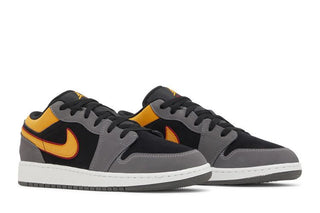 Jordan 1 Low SE Light Graphite Vivid Orange (GS)