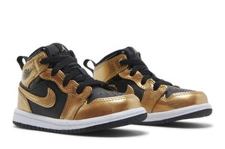 Jordan 1 Mid SE Metallic Gold Black (TD)