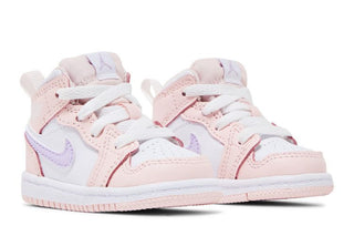 Jordan 1 Mid Pink Wash White Violet Frost (TD)