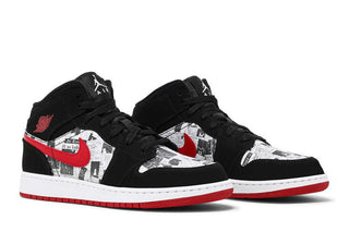 Jordan 1 Mid Newspaper Air Times (GS)