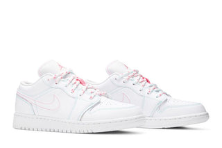 Jordan 1 Low White Green Pink (GS)