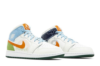 Jordan 1 Mid SE Stitch (GS)