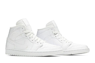 Jordan 1 Mid Triple White (Women's)